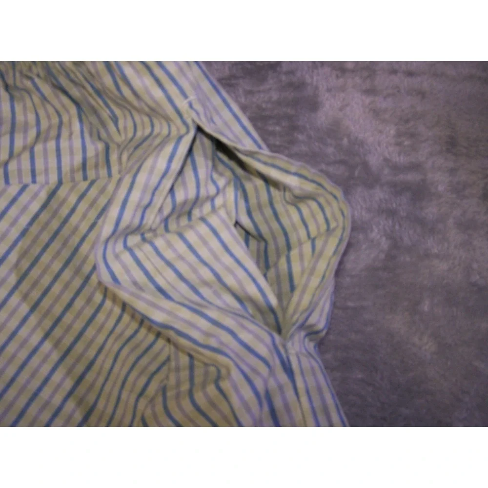 Andrew Scott Shorts Men's XL 32X10 Boxer Plaid Yellow‎ Blue Pre-Owned